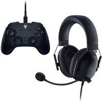 Razer Wolverine V3 Tournament Edition Controller & BlackShark V2 X 7.1 Gaming Headset Bundle