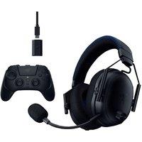 Razer BlackShark V3 Pro Wireless 7.1 Gaming Headset & Raiju V3 Pro Controller for PlayStation Bundle, Black