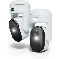 ARLO Essential 3 2K HD WiFi Security Camera - 2 Cameras, White & Black, Black,White