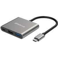 GROOV-E GVPC29SR 3-Port USB Type-C Hub