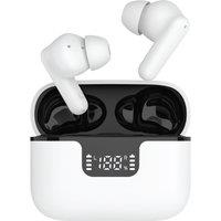 GROOV-E Storm Buds Wireless Bluetooth Noise-Cancelling Earbuds - White, White