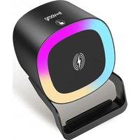 GROOV-E Wireless Charging Pad with Bluetooth Speaker - Black, White