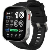 Amazfit Bip Max Smart Watch - Silver, Silicone Strap, Silver/Grey