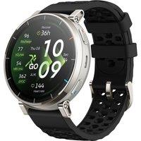 AMAZFIT Active 3 Premium Smart Watch - Apex Silver, Silicone Strap, Silver/Grey