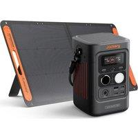 Jackery Explorer 300D Portable Power Station with 40 W Mini Solar Panel, Orange,Black