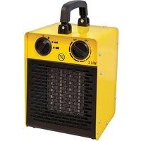 BENROSS Hot & Cool Ceramic Fan Heater - Yellow & Black, Yellow,Black