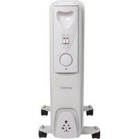 BENROSS Portable Oil-Filled Radiator - White, White