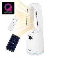 RUSSELL HOBBS RHCBLDL3IN1 Bladeless Fan Heater - White, White