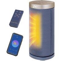 RUSSELL HOBBS RHCTH2001OP-SMT Smart Ceramic Fan Heater - Navy Blue & Champagne, Blue,Gold