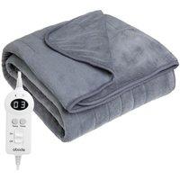 ABODE AHT1001GR Heated Throw - Grey