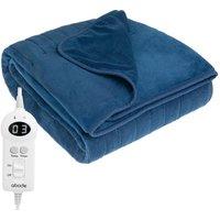 ABODE AHT1001BLU Heated Throw - Blue