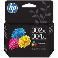 HP 302XL/304XL Tri-colour Ink Cartridge, Tri-colour