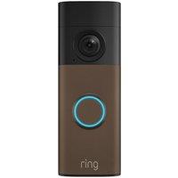RING Battery Retinal 2K Video Doorbell (Newest Gen) - Matte Mocha, Brown
