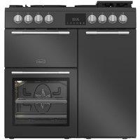 HOTPOINT RH90FA20A 90 cm Dual Fuel Range Cooker with AirFry - Anthracite, Black