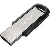 LEXAR JumpDrive M400 USB 3.0 Memory Stick - 64 GB, Silver, Silver/Grey
