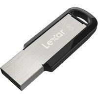LEXAR JumpDrive M400 USB 3.0 Memory Stick - 128 GB, Silver, Silver/Grey