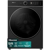 HISENSE KitchenFit 5i Series WD5I1245BBRH WiFi-enabled 12 kg Washer Dryer - Black, Black