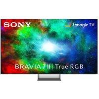 75 Sony BRAVIA 7 II True RGB Mini LED 4K HDR Smart TV 2026 - 75XR75M2, Black