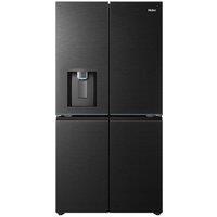 HAIER Horizon Cube Series 9 HCW99F18DIMB American-Style Smart Fridge Freezer - Obsidian Steel, Silver/Grey,Black