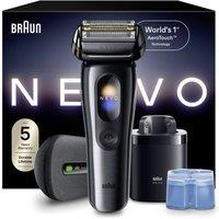 BRAUN NEVO17010C Electric Wet & Dry Foil Shaver - Black, Black