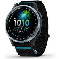 GARMIN Approach J1 Kids Golf Smart Watch - Cloud Blue Aluminium with Black Fabric Band, Blue