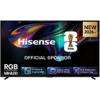 HISENSE UR8S 100" RGB Mini LED 4K 180Hz Smart AI TV with Freely - 100UR8STUK, Silver/Grey