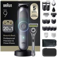 BRAUN All-in-One Series 9, AIO9540, 20in1 Grooming Kit - Grey, Silver/Grey