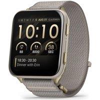 Garmin Venu X1 - French Grey & Soft Gold, Black