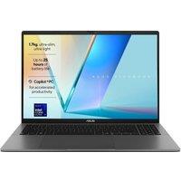 ASUS Vivobook S16 OLED 16" Laptop, Copilot PC - IntelCore Ultra 9, 1 TB SSD, Matte Grey, Silver/Grey