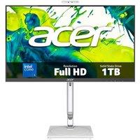 ACER Aspire C24-D 23.8 All-in-One PC - Intel Core 5, 1 TB SSD, White, White