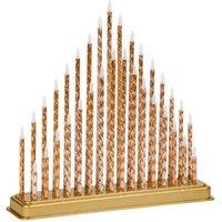 SMART GARDEN Three Kings 33 LED CandleBridge Christmas Decorative Light - Gold