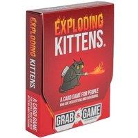 ASMODEE Exploding Kittens Grab & Game Card Game, Patterned