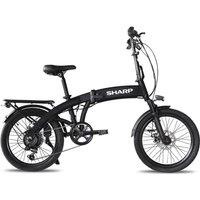SHARP BK-BM04-KB Electric Folding Bike - Black, Black
