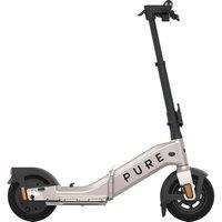 Pure Electric Advance Flex Folding Electric Scooter - Platinum Silver, Silver/Grey