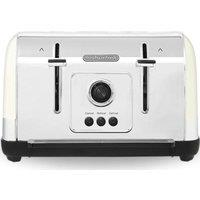 MORPHY RICHARDS Venture 240132 4-Slice Toaster - Cream, Cream,Silver/Grey