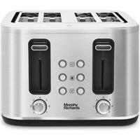 Morphy Richards Motive 242800 4Slice Toaster  Silver, Silver/Grey