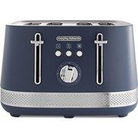 MORPHY RICHARDS Illumination 248023 4-Slice Toaster - Navy Peony, Blue