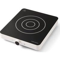 MORPHY RICHARDS 452000 Single Induction Hot Plate - Black & White, White,Black