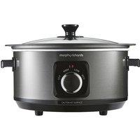 MORPHY RICHARDS 461020 Sear and Stew Slow Cooker - Black, Black