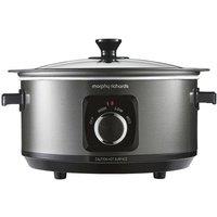 MORPHY RICHARDS 461022 Sear and Stew Slow Cooker - Grey, Silver/Grey