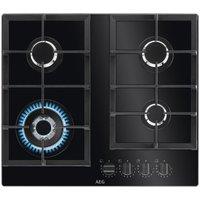 AEG 6000 Series HKB64420NB 60 cm Gas Hob - Black, Black