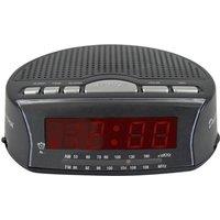Lloytron Daybreak J2006BK FM/AM Clock Radio - Black, Black