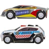 Scalextric G1149M Law Enforcer Race Car Set, Patterned,Blue,Yellow,Red