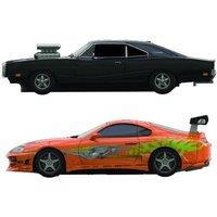 Scalextric C1458M Fast and Furious Hot Laps Race Set, Patterned