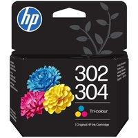 HP 302/304 Original Tri-colour Ink Cartridge, Tri-colour