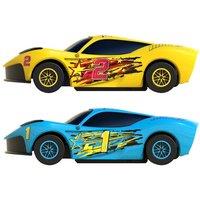 SCALEXTRIC G1188M My First Let's Play Race Car Set, Blue,Yellow
