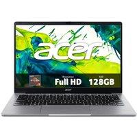 ACER Aspire Lite 14" Laptop - AMD Ryzen 3, 128 GB SSD, Grey, Silver/Grey