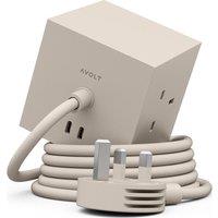 AVOLT Square 1 Power Cube 5-Socket Extension Lead - 1.8 m