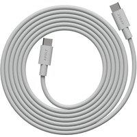 AVOLT Cable 1 USB Type-C - 2 m, Silver/Grey