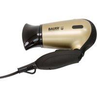 BAUER 38850 TourmaPro Hairdryer Travel Set - Onyx, Gold,Black